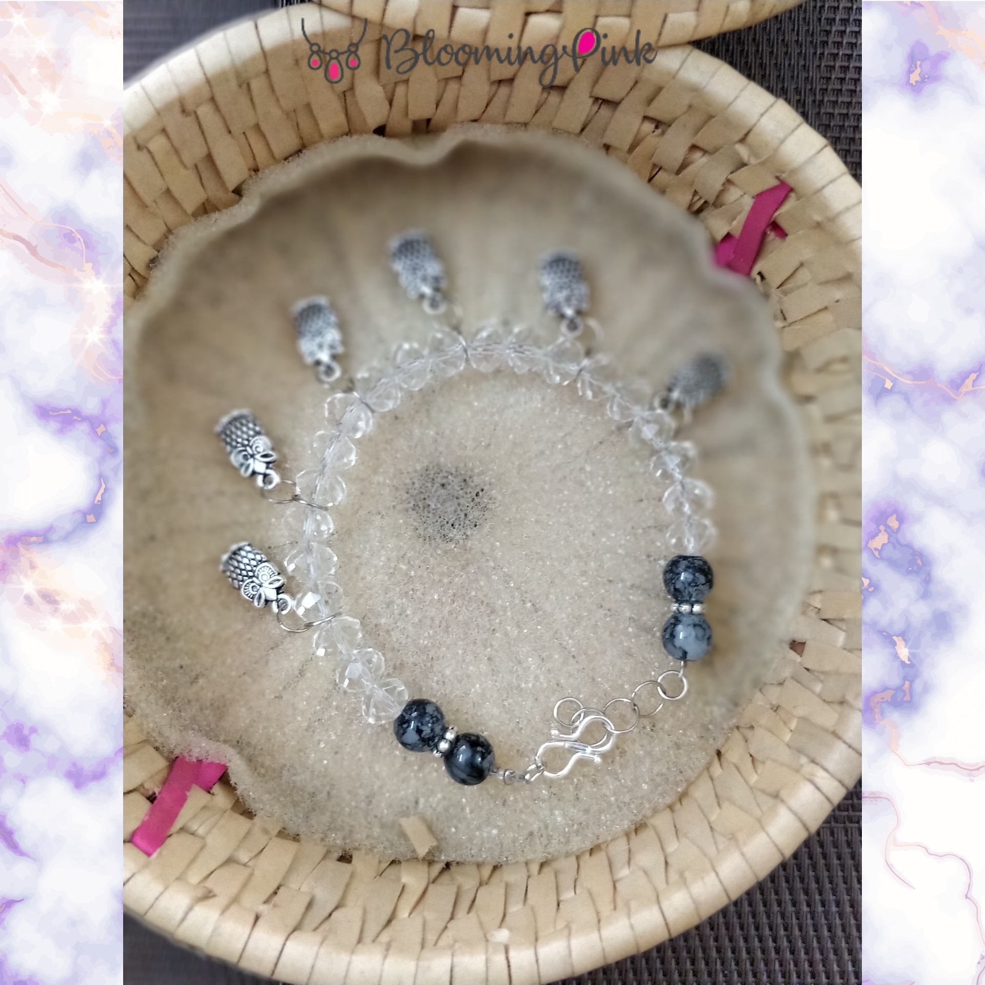 White crystal bracelet