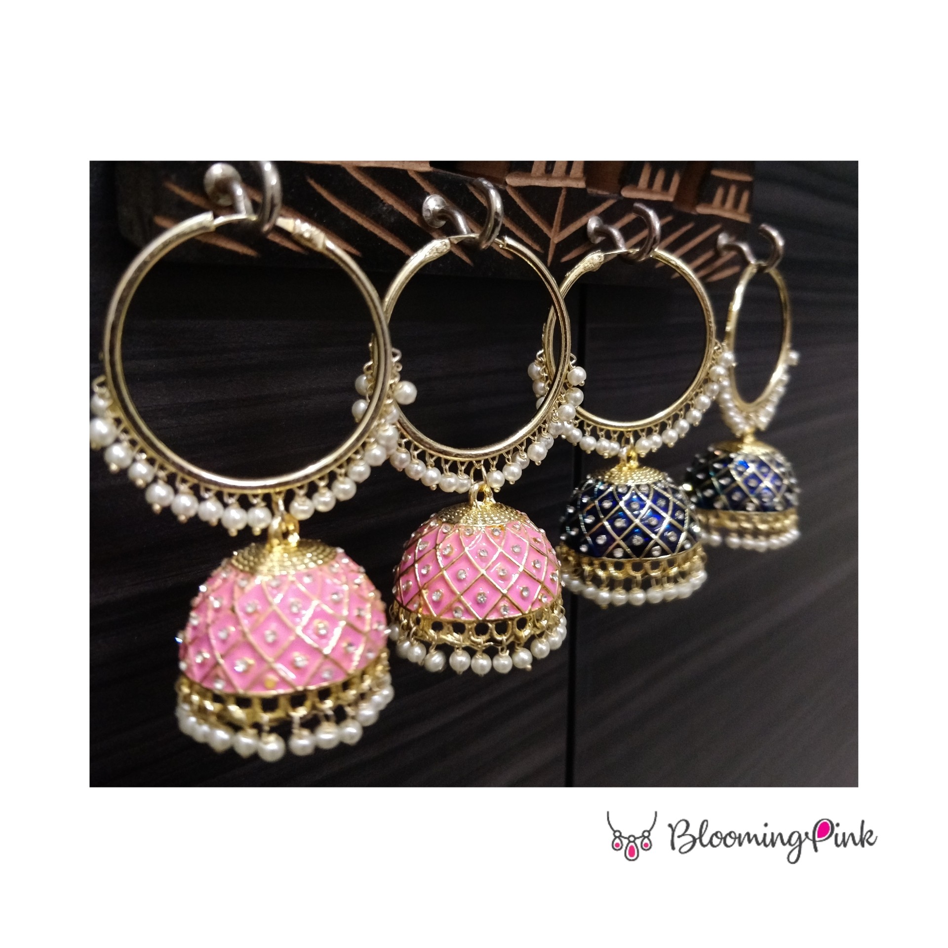 Ring Meenakari Jumkaa
