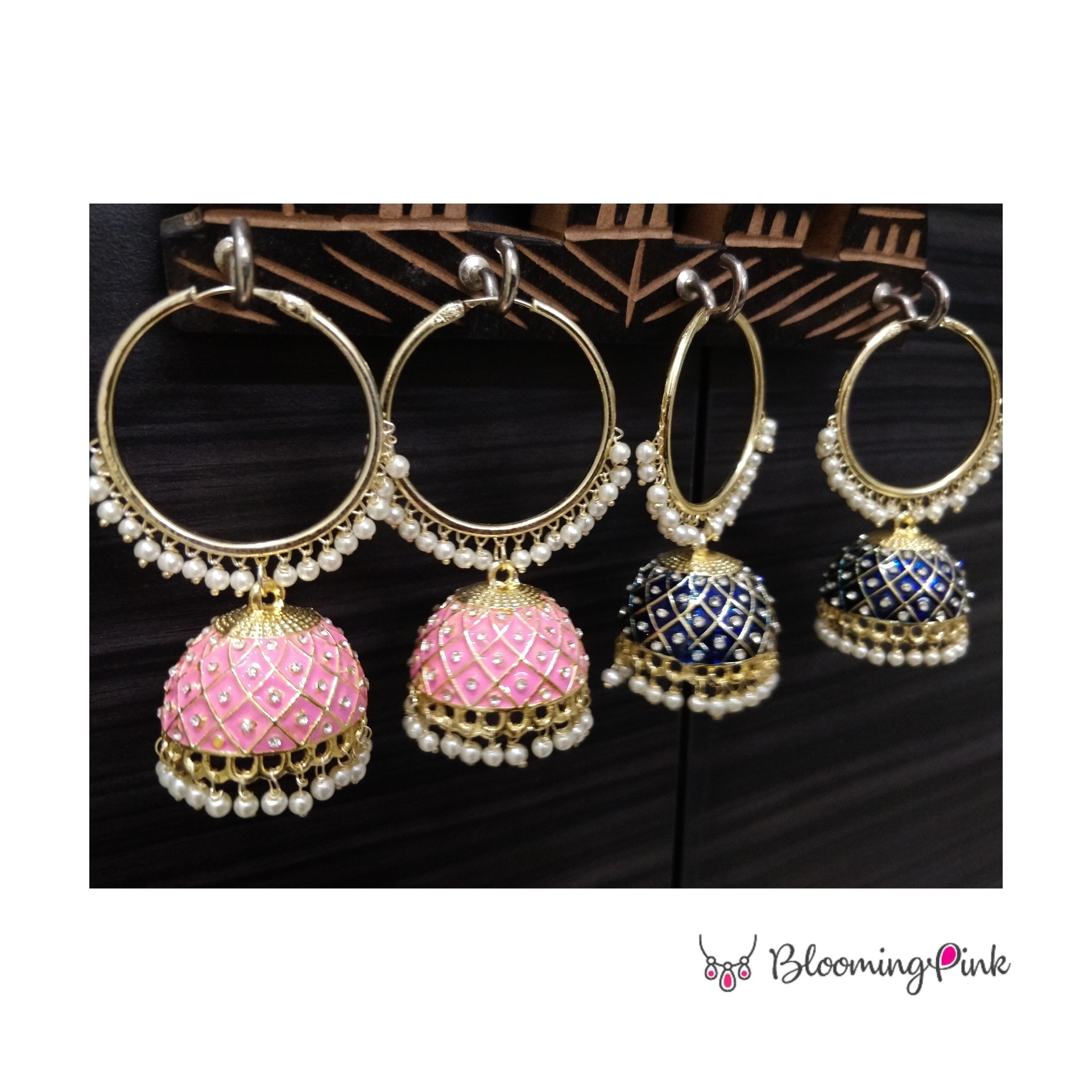 Ring Meenakari Jumkaa