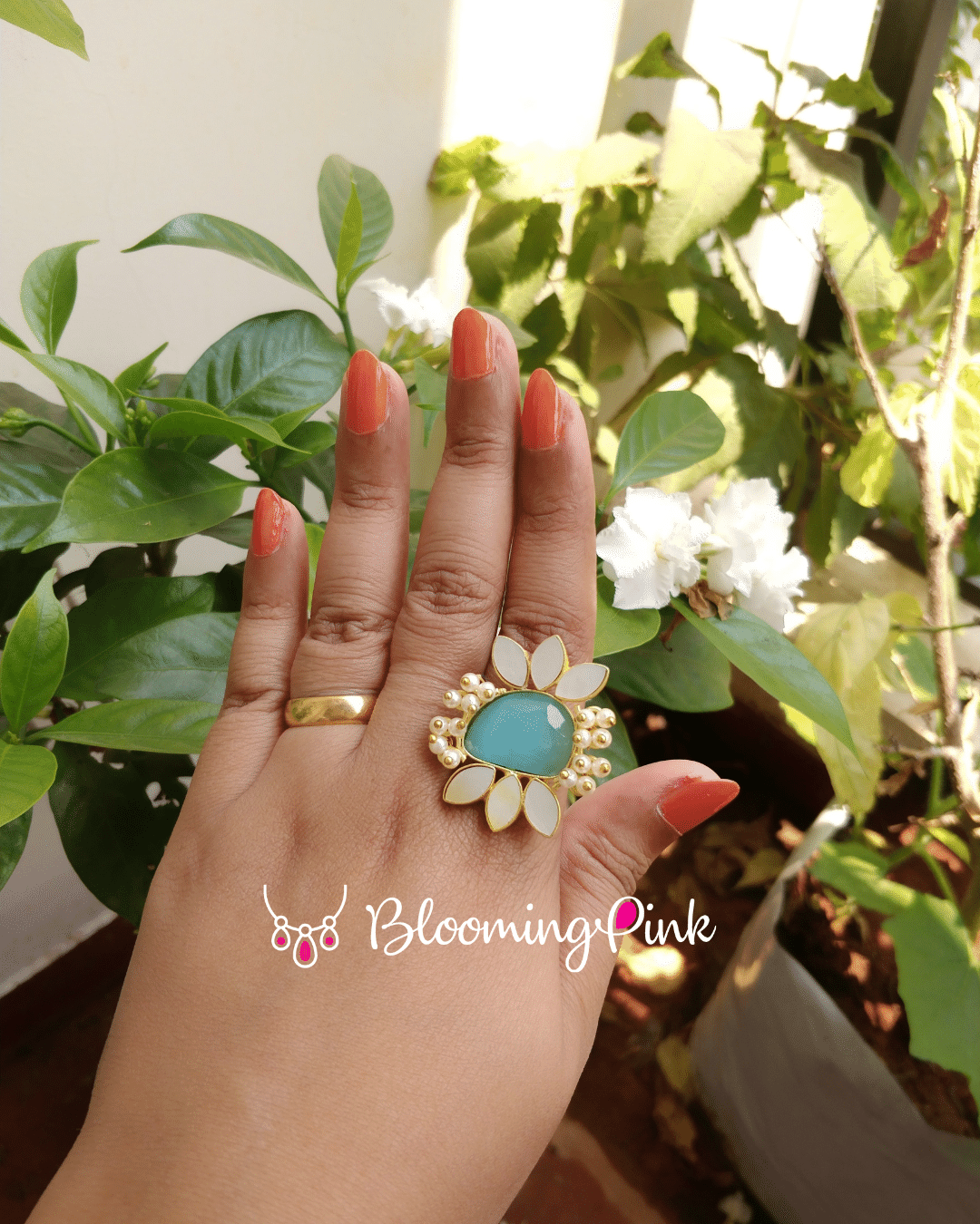 Elanora - Coloured Half Stone Rings