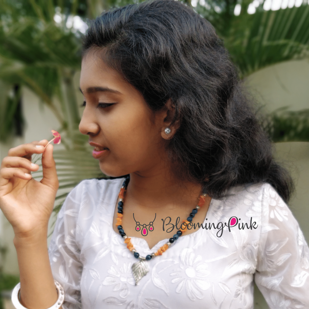 Suvarnangi - Orange Chips Chain