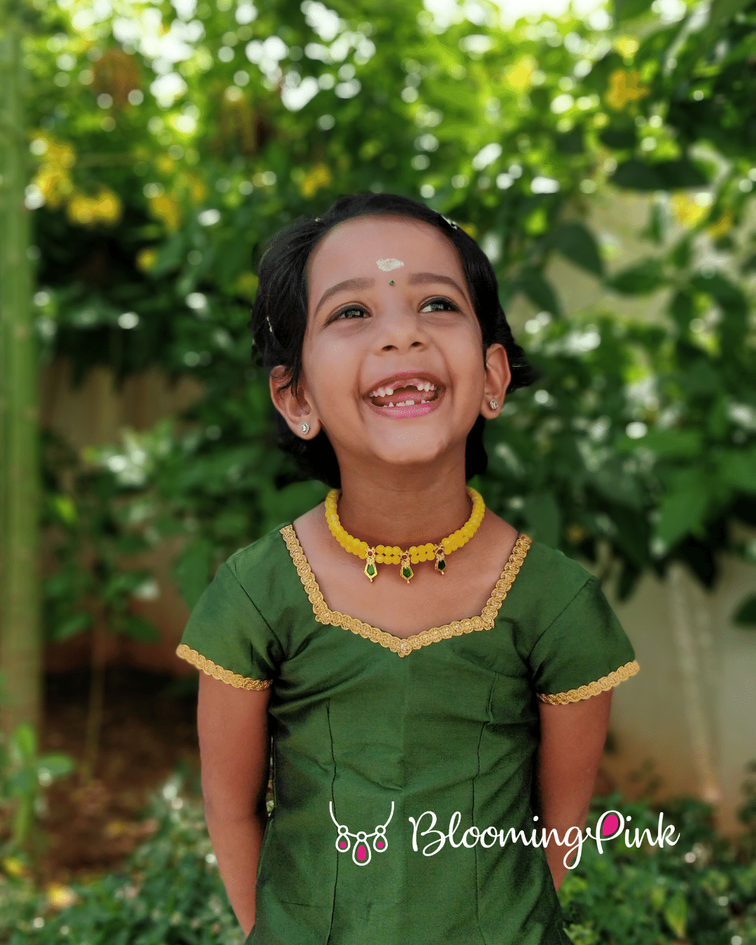 Karnikaram - Yellow Kutti Choker