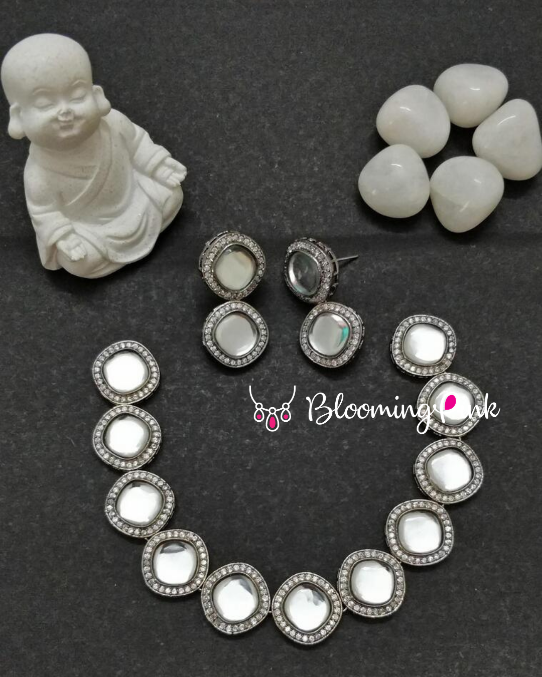 Bela - AD Short Necklace Set