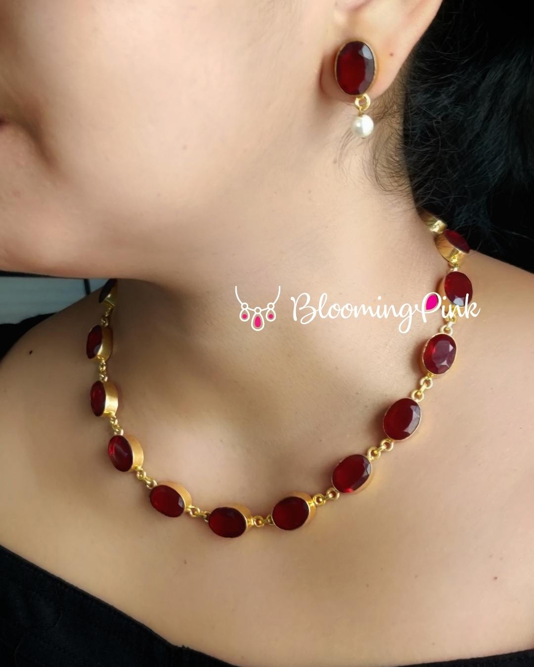 Bia - 16 Stone Necklace Set