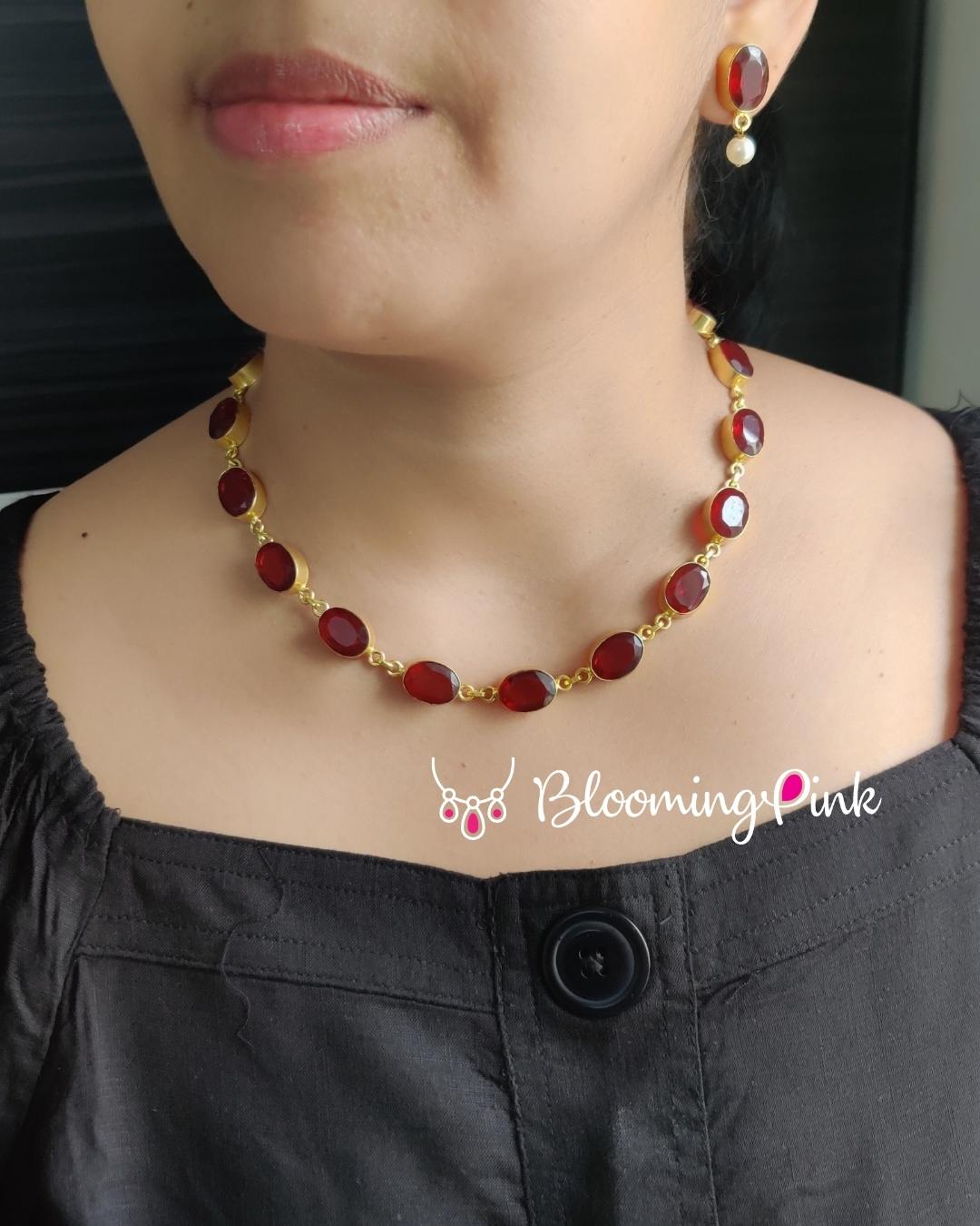 Bia - 16 Stone Necklace Set