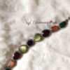 Iris Green & Blue Center Stones Necklace