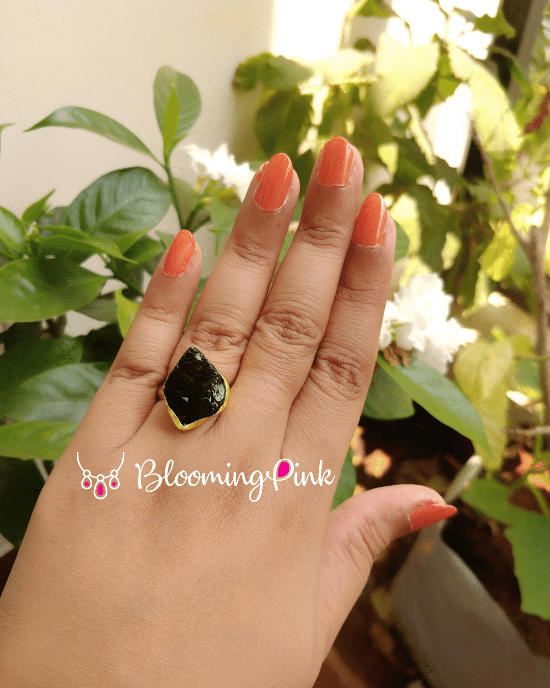 Black Tourmaline Ring