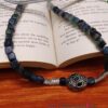 Grey Square Agates Short Necklace