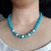Eliza - Lava Beads Short Necklace