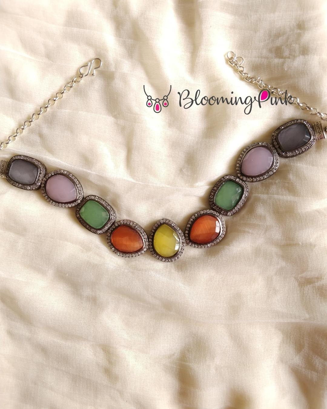 Iris - Orange & Yellow Necklace