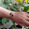 Silver Look Alike Stone Bracelet