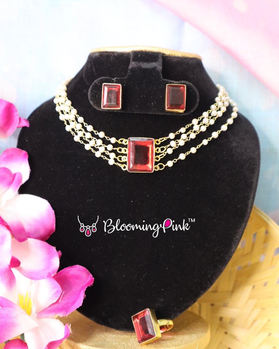 Pearl Strings Choker