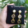Pearl & Druzy Earrings