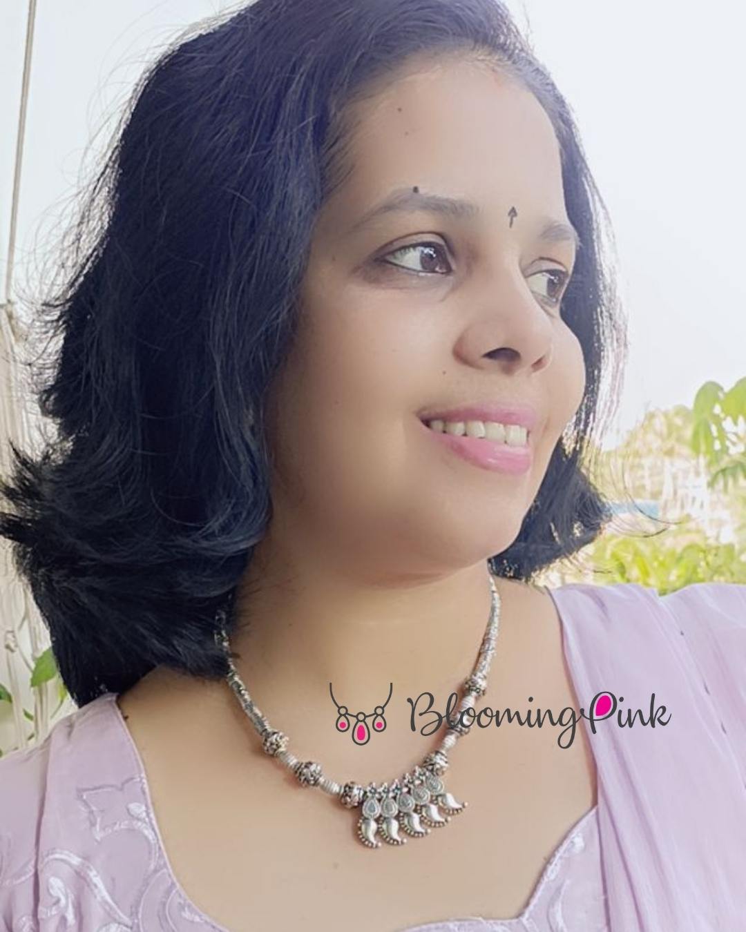 Silver Kolhapuri Necklace
