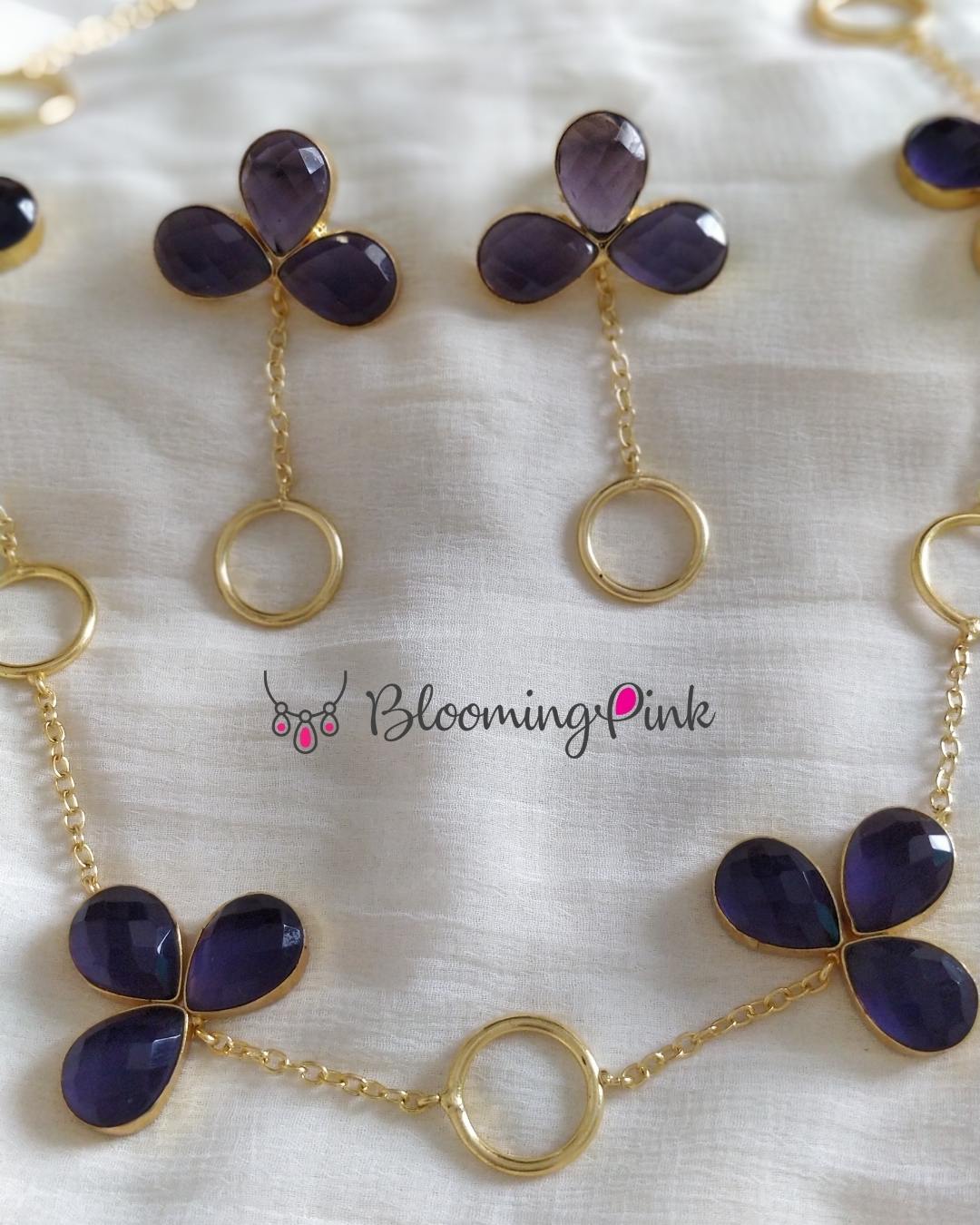 Clover Rings Necklace Set