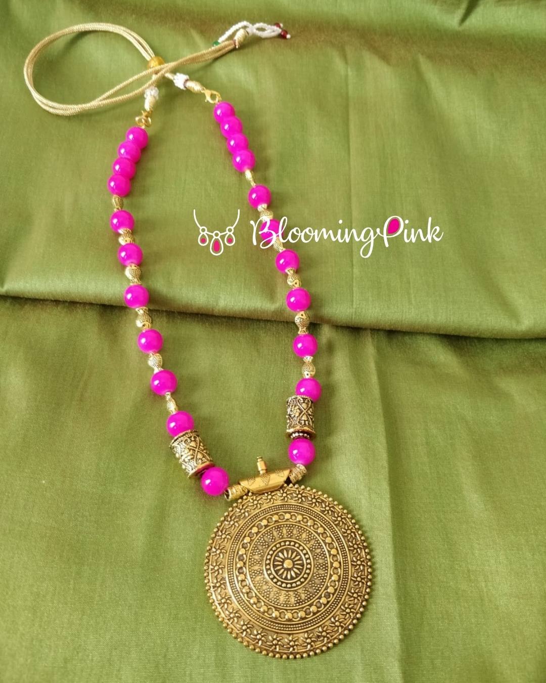 Pink Traditional Necklace