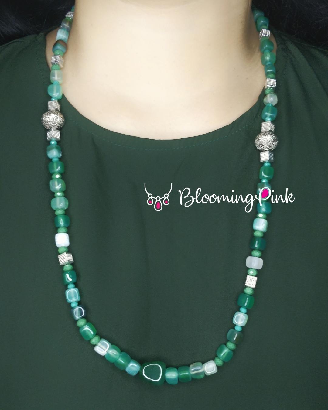Square Agates Neckchain