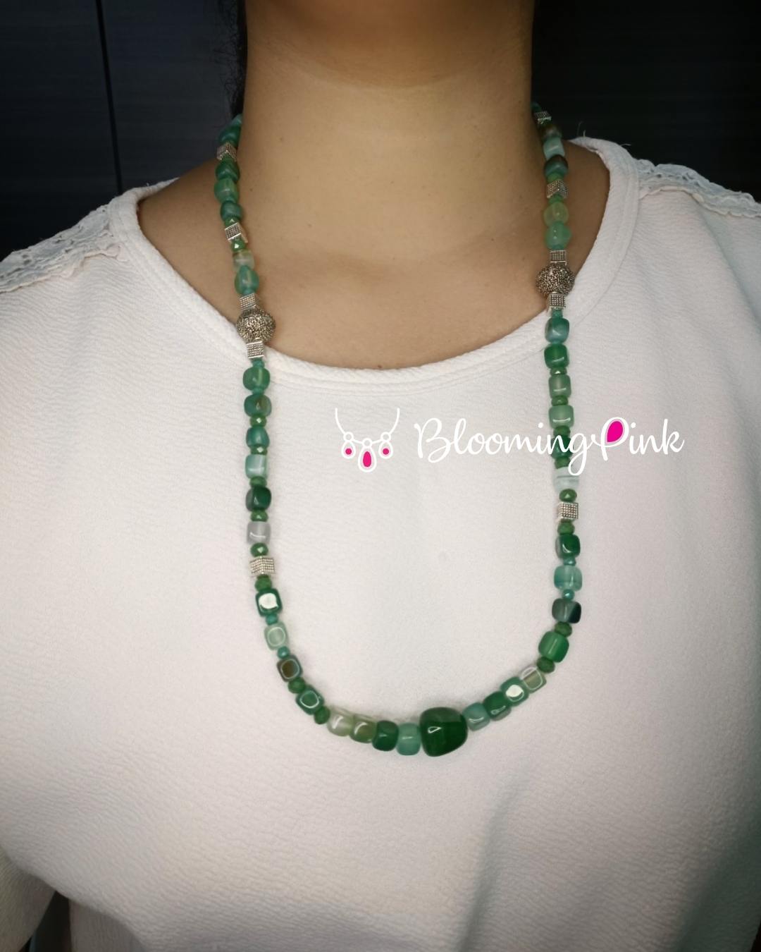 Square Agates Neckchain