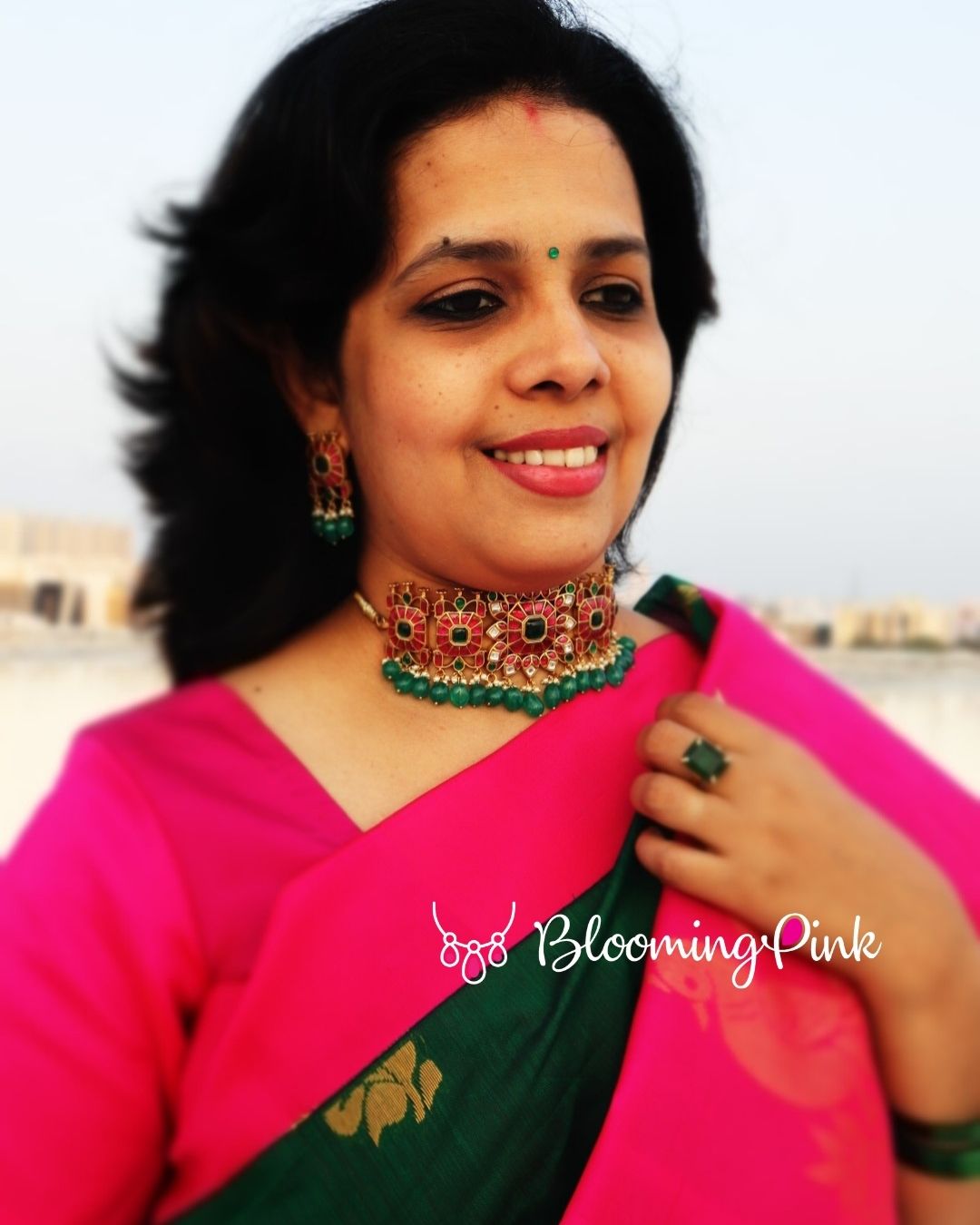 Hamsadhwani Jadau Kundan Choker