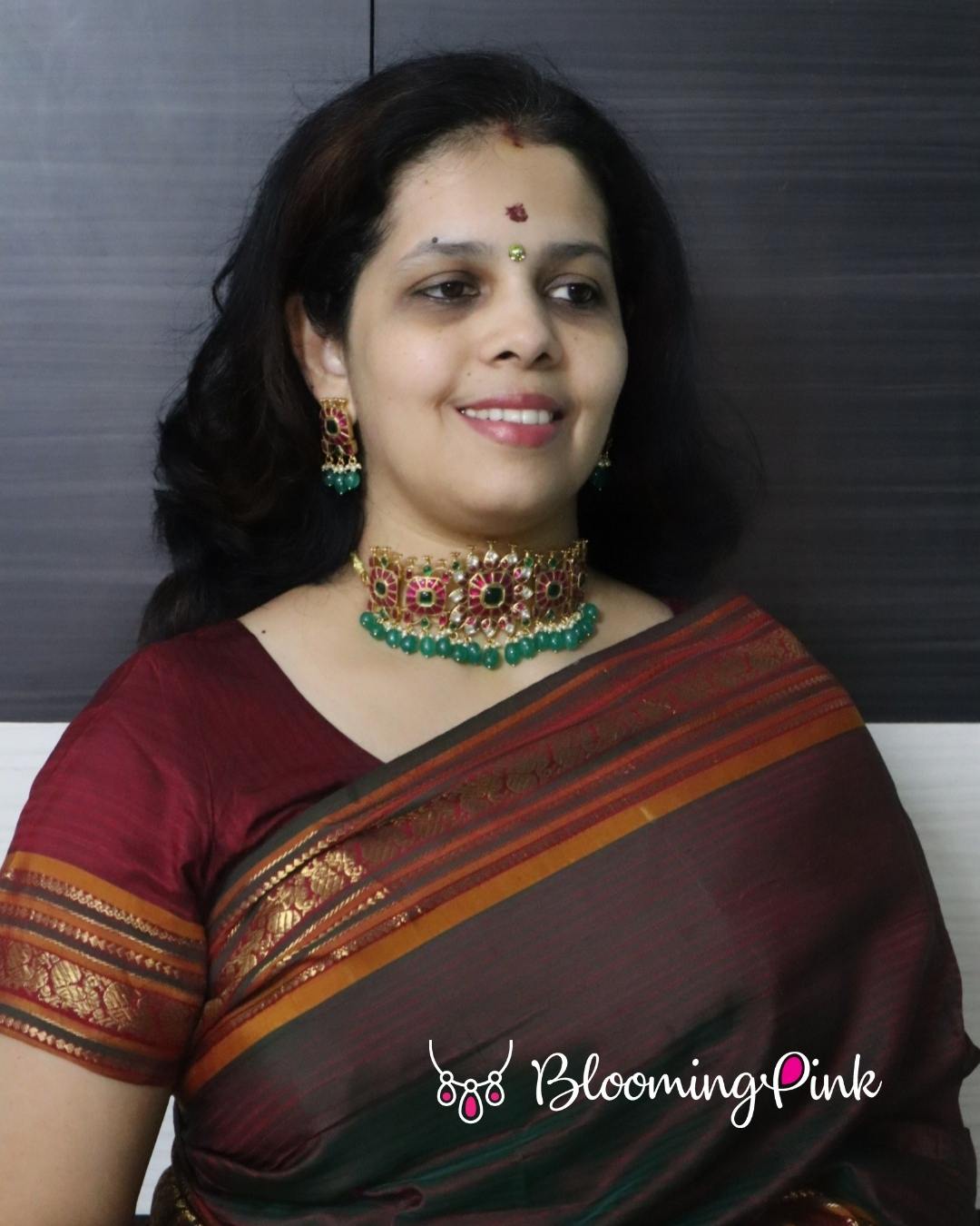 Hamsadhwani Jadau Kundan Choker