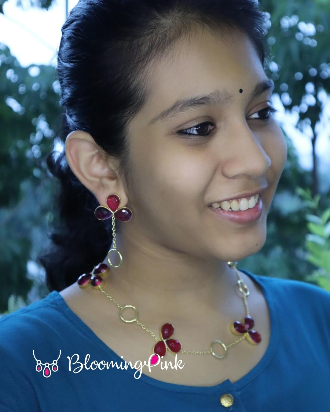 Clover Rings Necklace Set