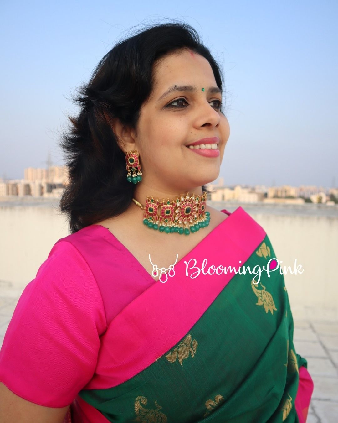 Hamsadhwani Jadau Kundan Choker