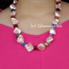 Pink Shell Pearls Chain