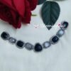 Iris Grey & Blue Necklace