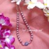 Lilac Pearl Short Necklace