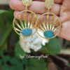 Sun Druzy Earrings