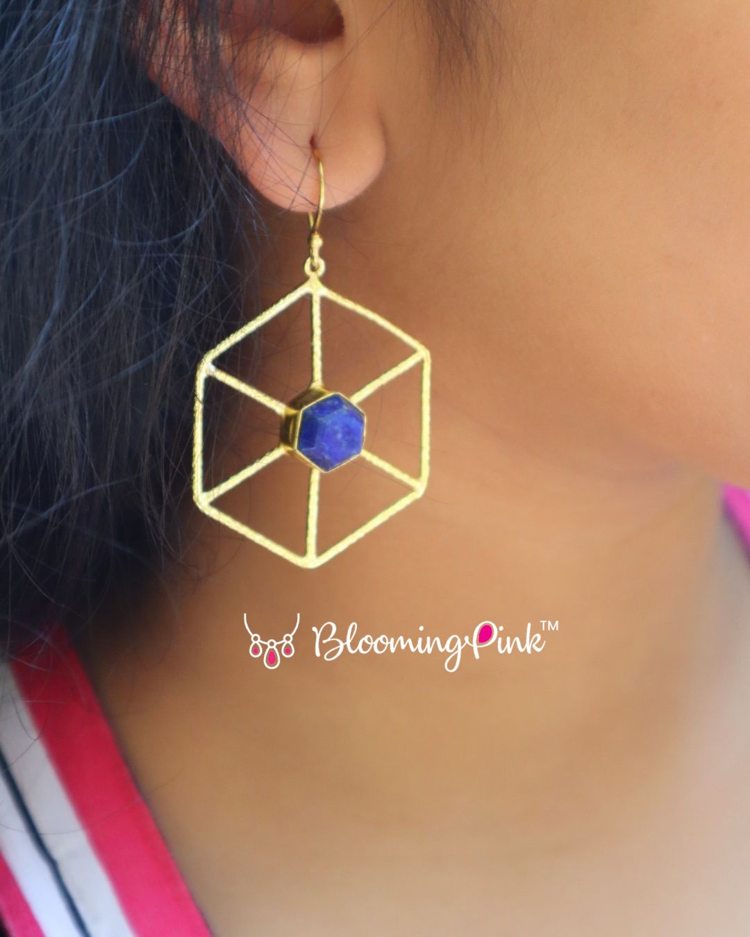 Hexa Blue Hoops