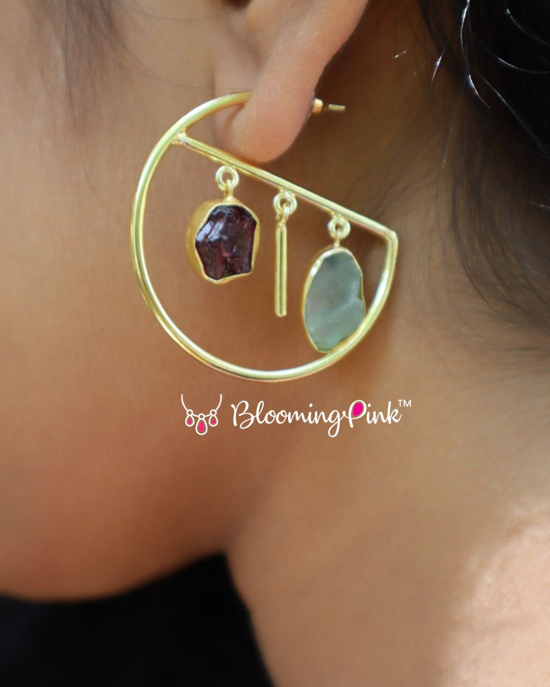 Crystal G Hoops