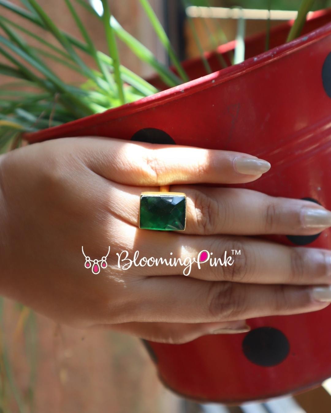 Cut Stone Ring