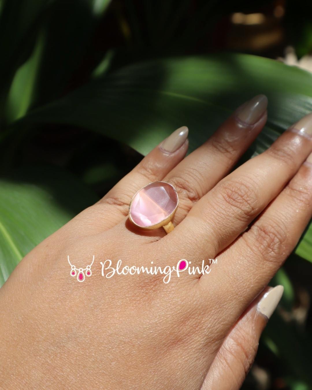 Oval Stone Ring