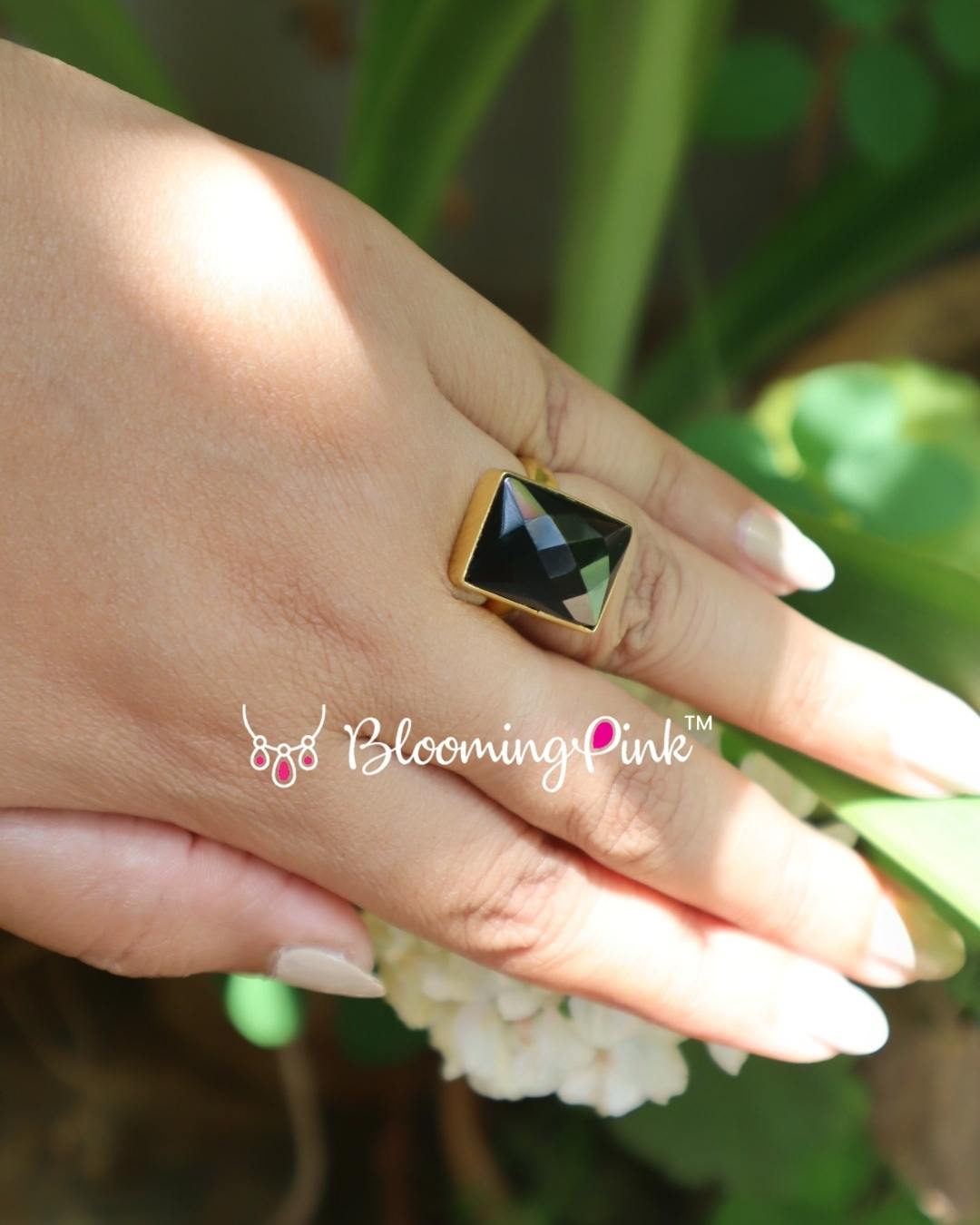 Cut Stone Ring