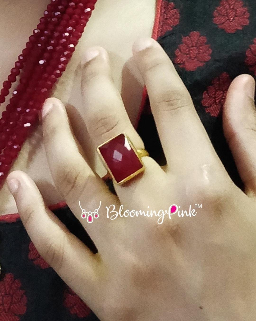 Cut Stone Ring