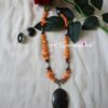 Coral Chip Beads Necklace