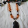 Coral Chip Beads Necklace