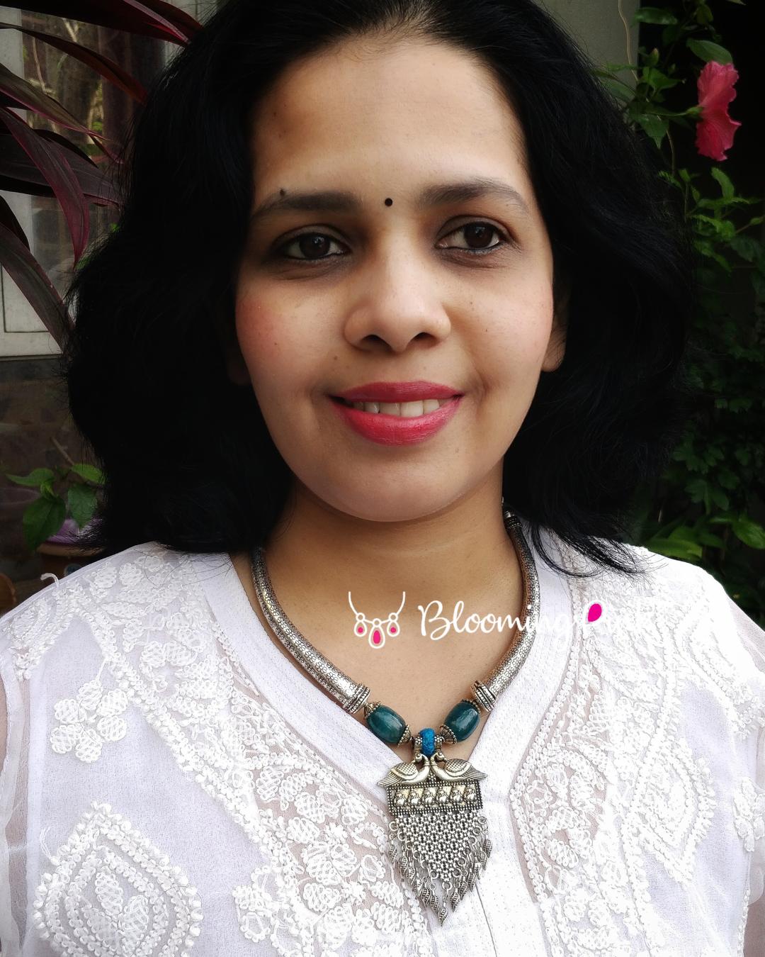 Sarasa Oxidised Necklace