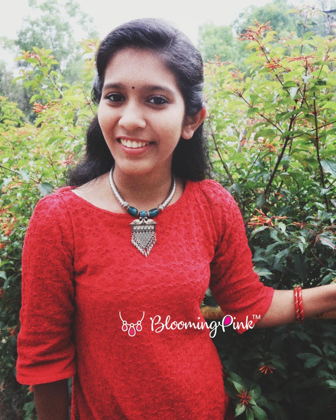 Sarasa Oxidised Necklace