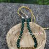 Laya Green Agate Short Necklace
