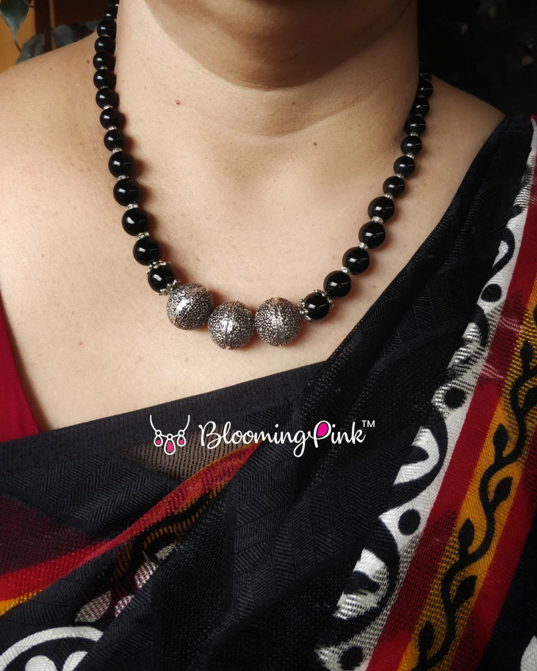 Black Bling Necklace