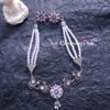 Anna Crystal Silver Necklace