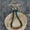 Laya Green Agate Short Necklace
