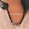 Black Bling Necklace