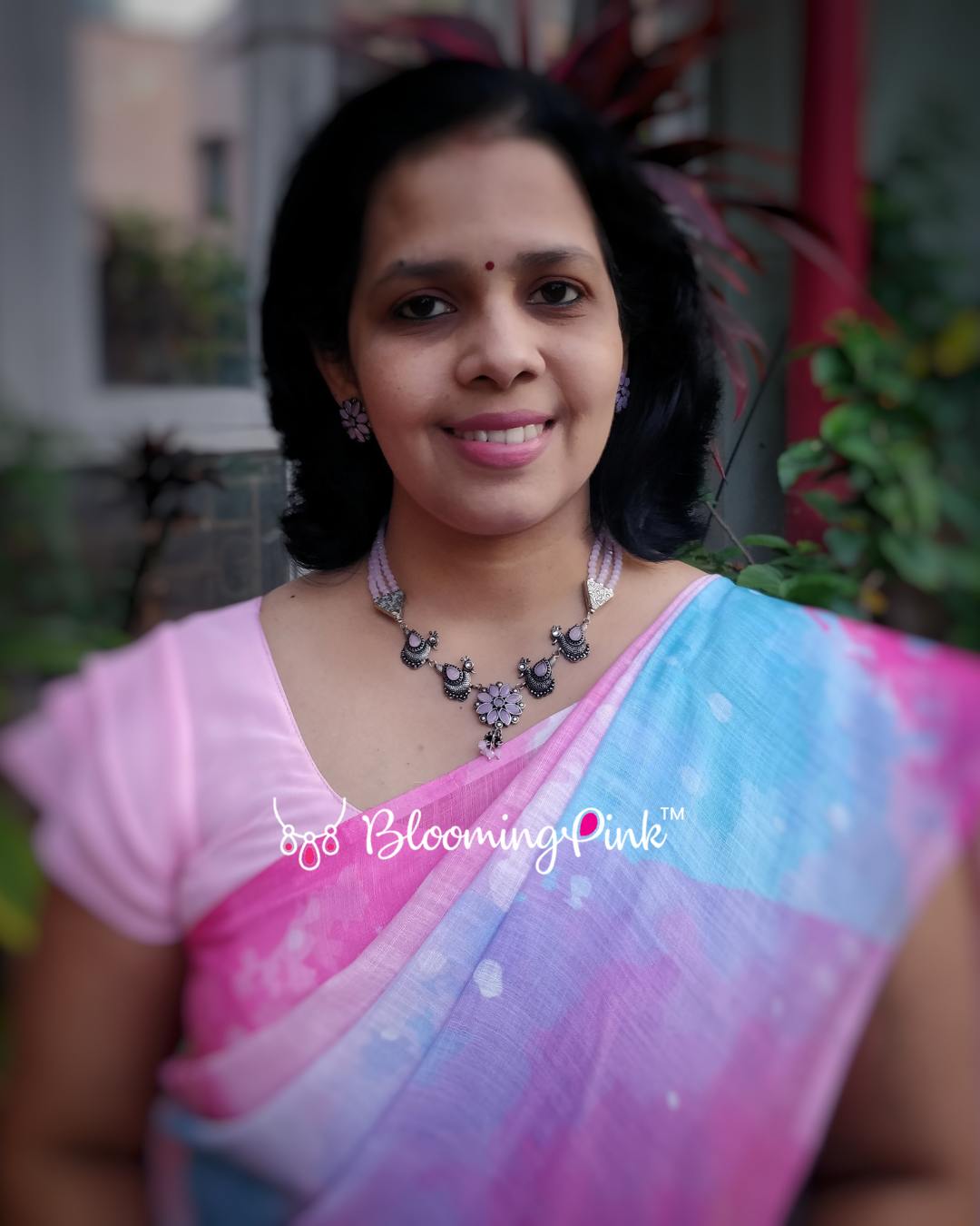 Anna Crystal Silver Necklace