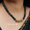 Laya Green Agate Short Necklace