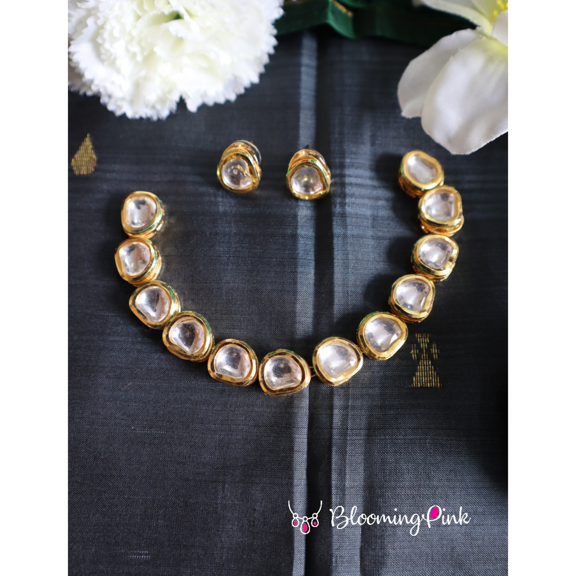 Fancy Kundan Necklace set