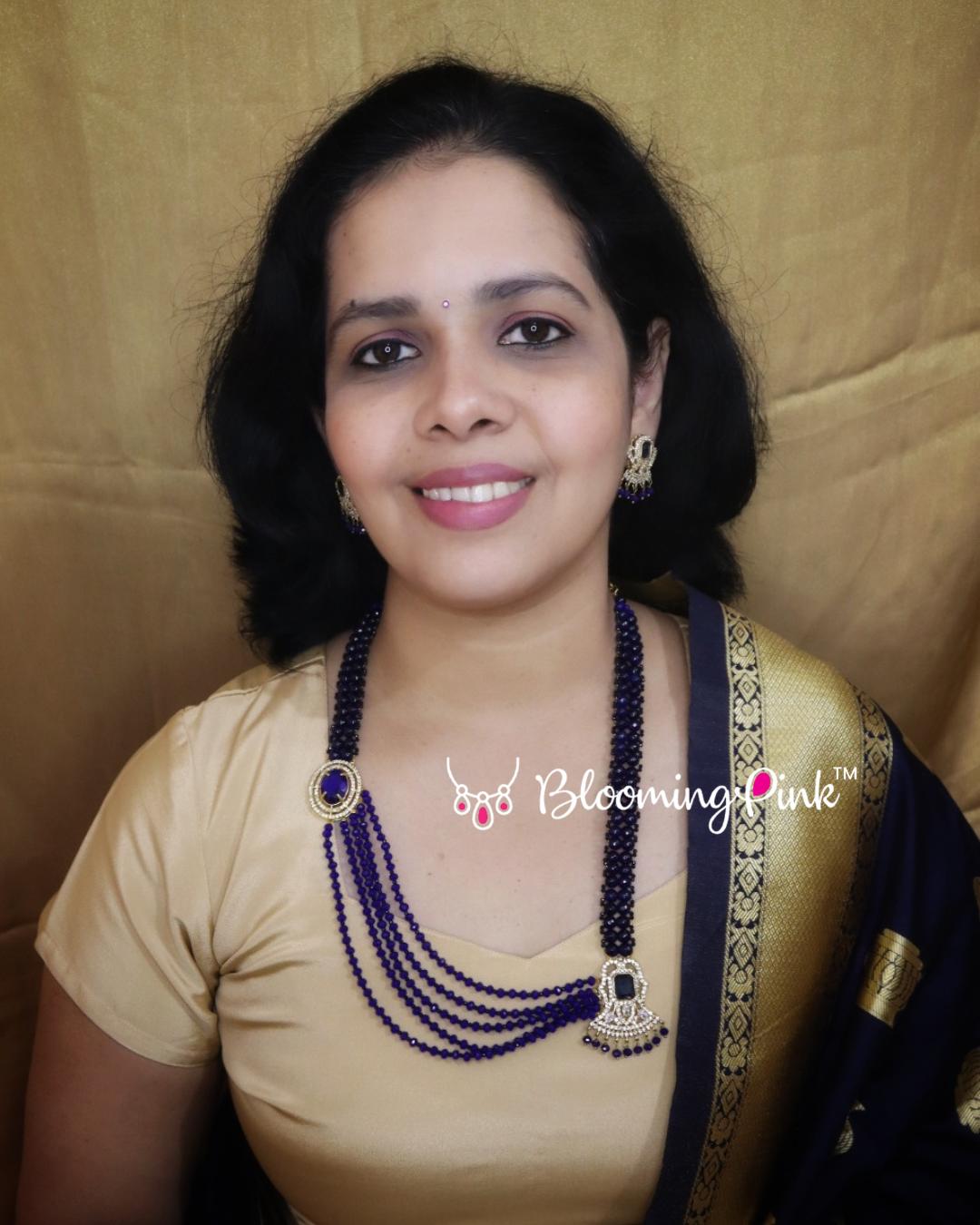 Paro Crystal Double Pendant Necklace