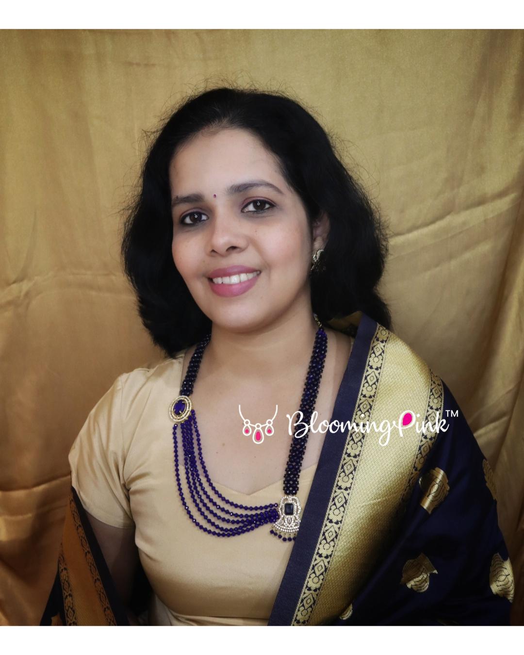 Paro Crystal Double Pendant Necklace